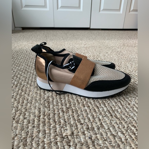steve madden antics sneaker rose gold